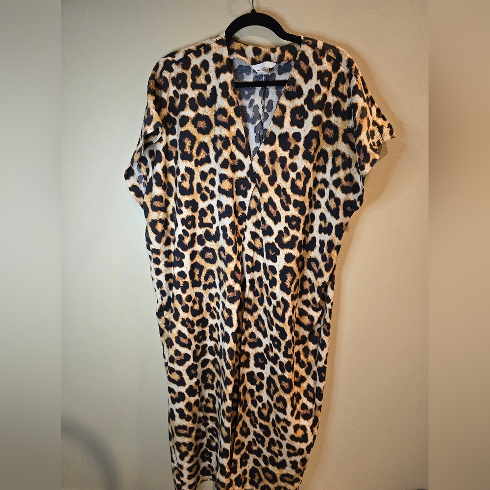 H&M Animal Print Dress Size S